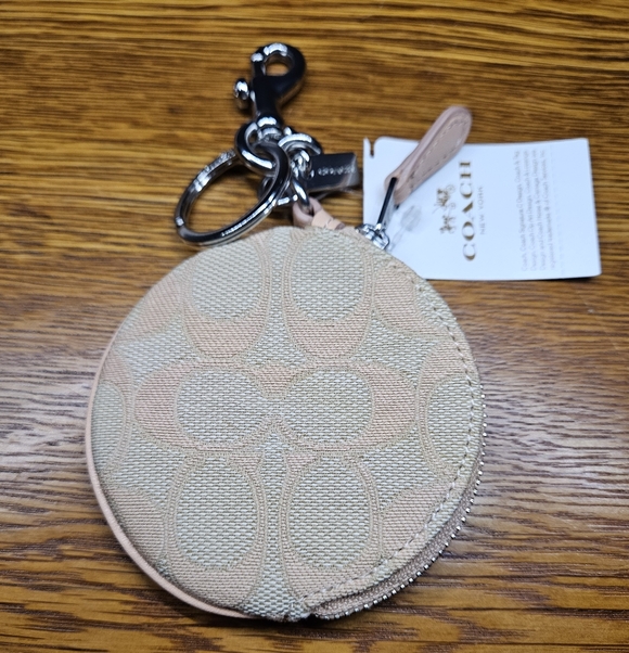 Coach Circular Coin Case Charm - Picture 2 of 7
